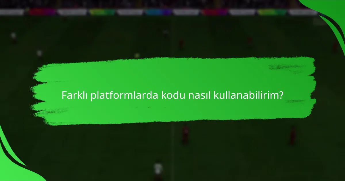 EA SPORTS FC 24 kodlarını nereden alabilirim?